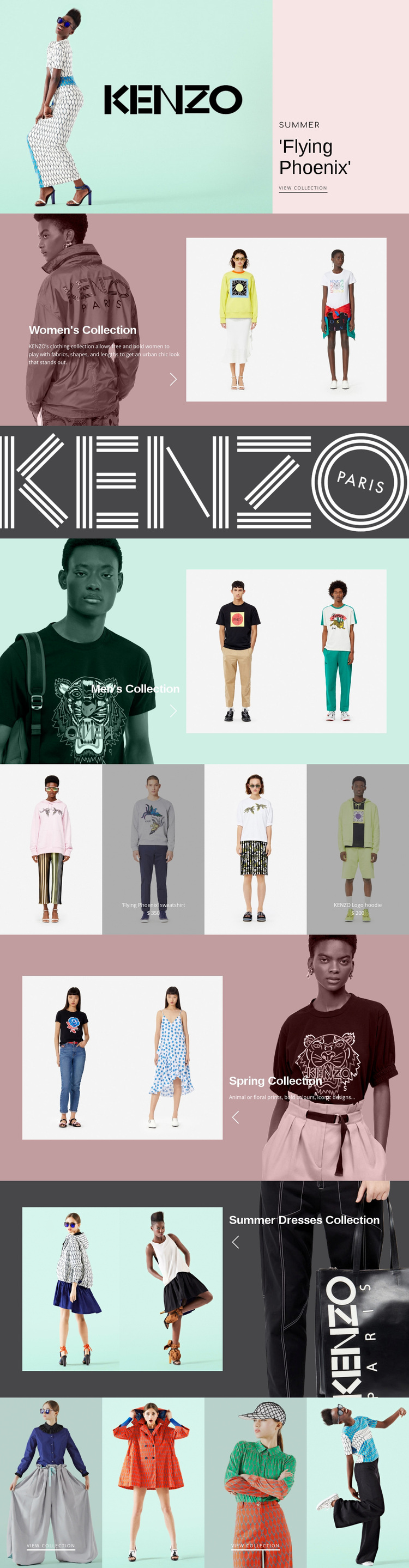 kenzo web design