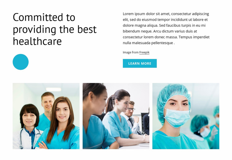 Best healthcare Website Mockup