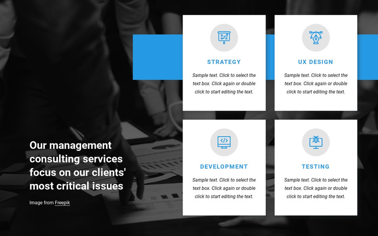 Top consulting services HTML Template