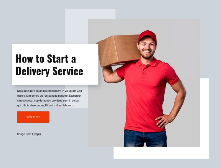 We make delivering CSS Template