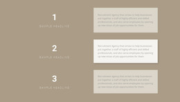 Three Step-By-Step Plans