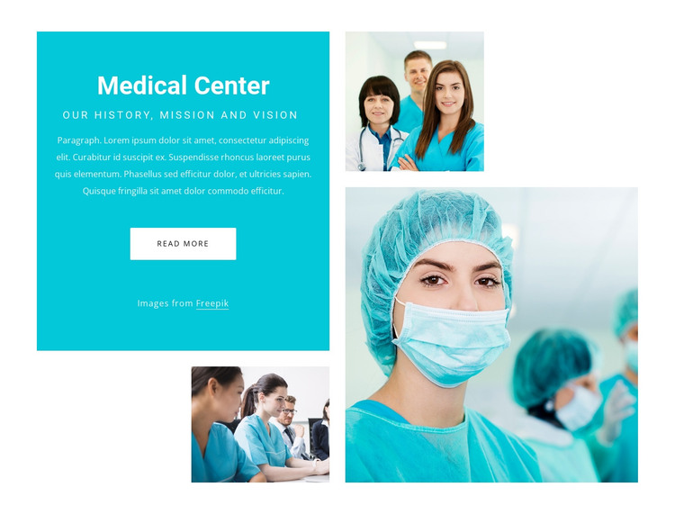 Urgent care and primary care HTML Template