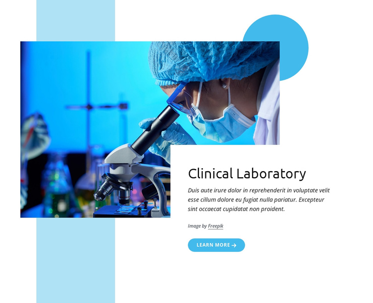 Top clinical laboratory Joomla Template
