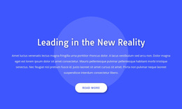 Leading In The New Reality Site Design
