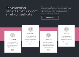 Top Branding Services Bootstrap Theme Variations