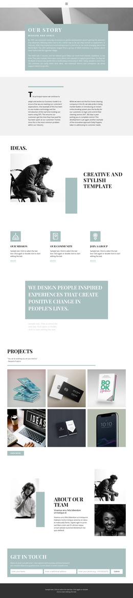 430 About Us HTML Templates
