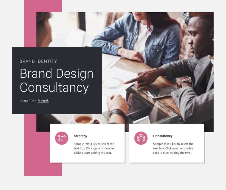 Brand design consultancy CSS Template