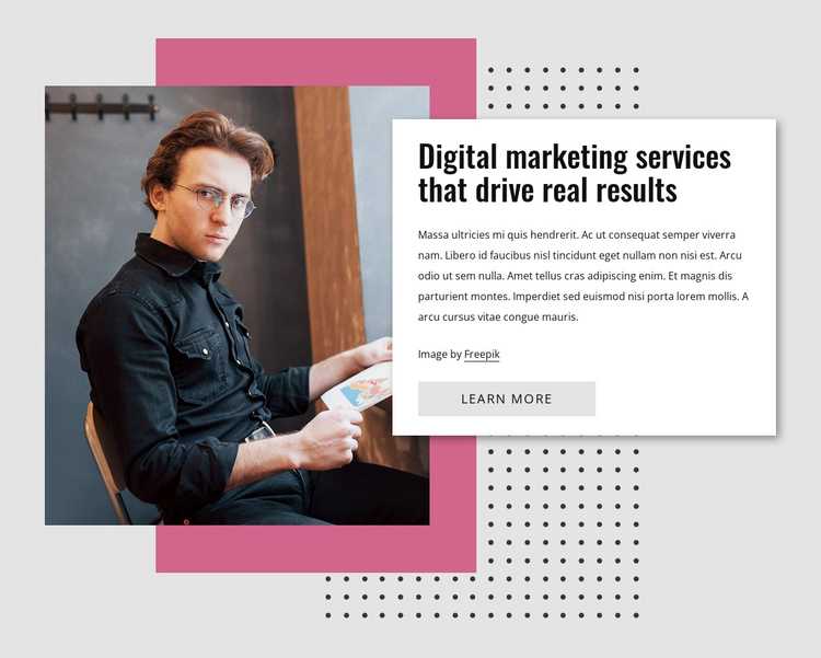 Digital marketing One Page Template