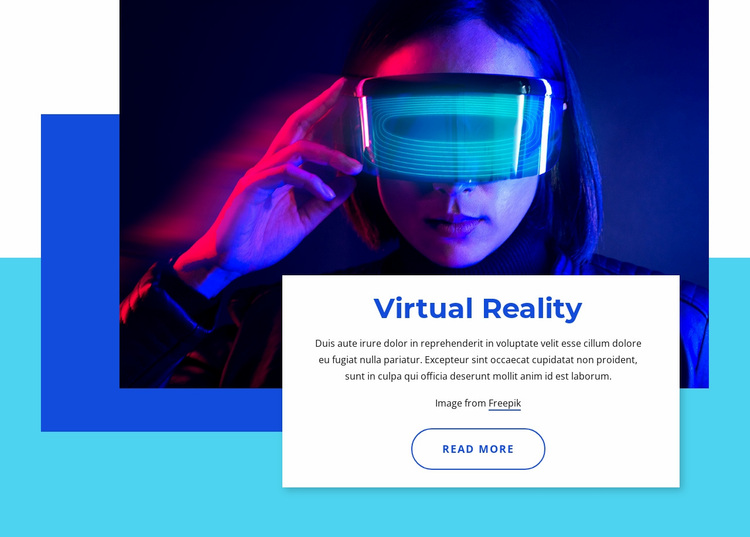 Virtual reality 2021 Website Design