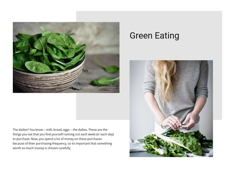 Top green eating tips Static Site Generator