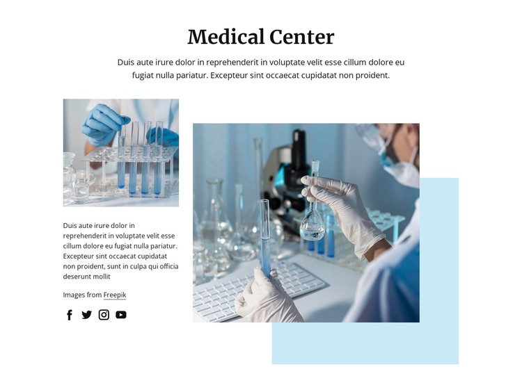 Medical laboratory technologists CSS Template