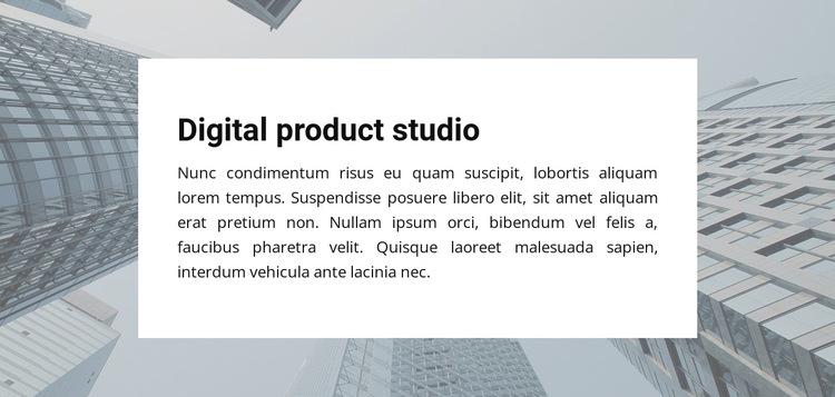Digital Product Studio HTML5 Template