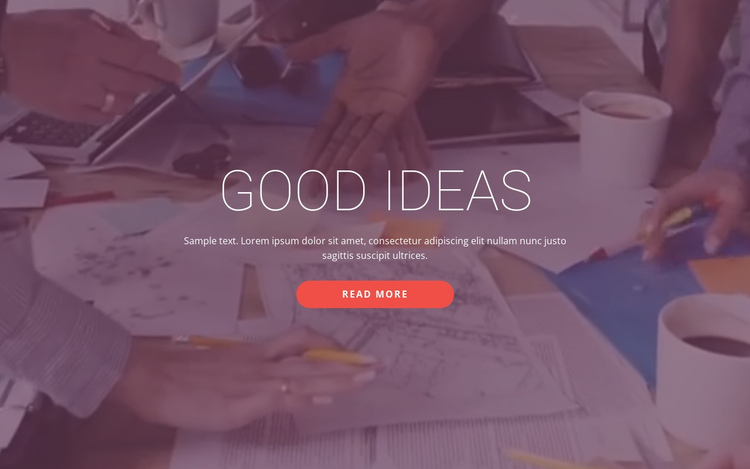 Good business ideas  One Page Template