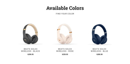 Headphones In Different Colors Unique Host