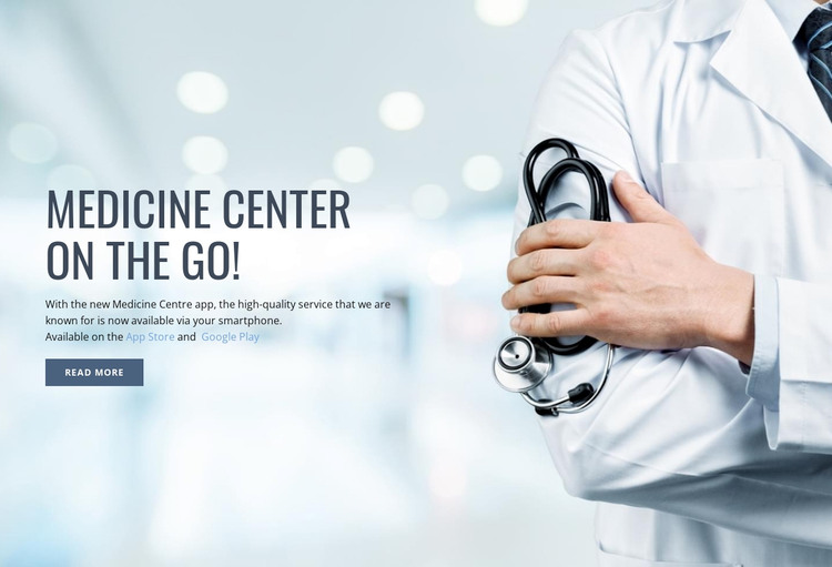 New medical center WordPress Theme