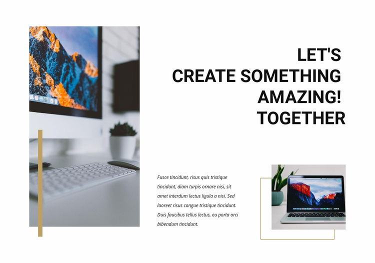Lets create amazing Website Design