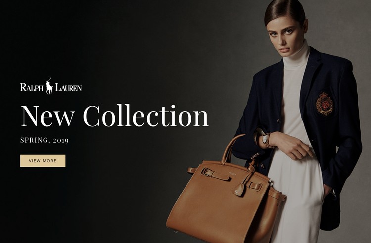New fashion collection  CSS Template