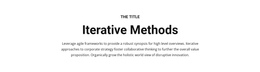 Iterative Methods Huge Optimized Part