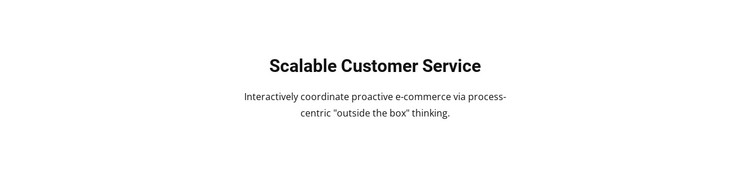 Customer Service CSS Template