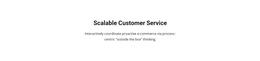 Customer Service Quickly Section