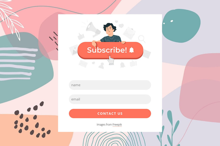 subscription-form-template-template