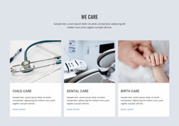 Medicine Care Child Website Maker