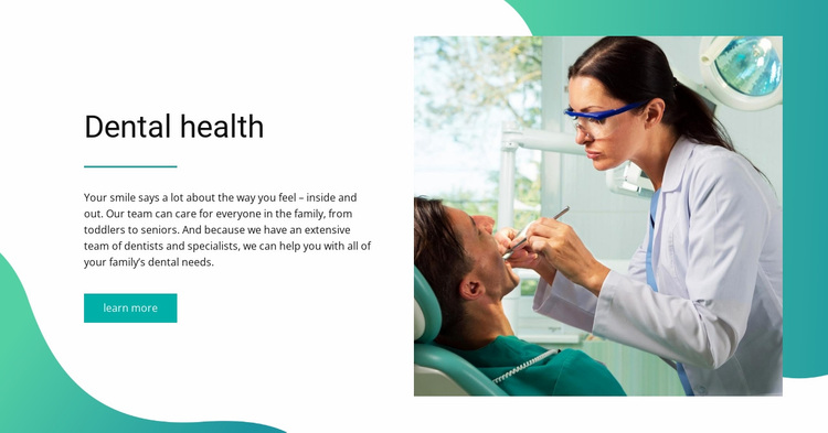 Dental health Website Design