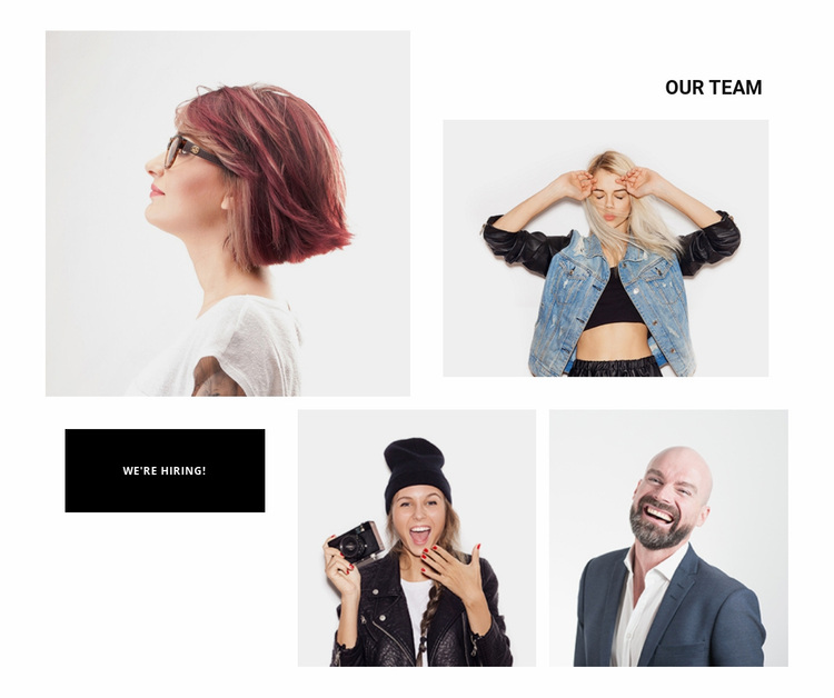 Our team counts with 4 people Website Design