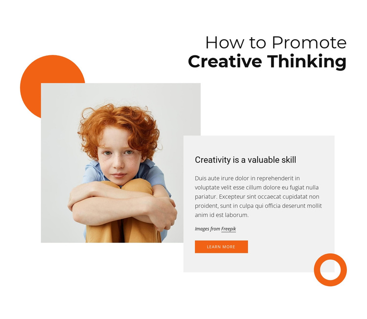 How to promote creative thinking Joomla Page Builder