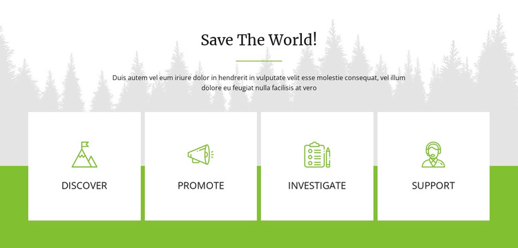 Save The World Joomla Page Builder