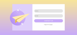 Subscribe Form With Gradient Website Inspiration