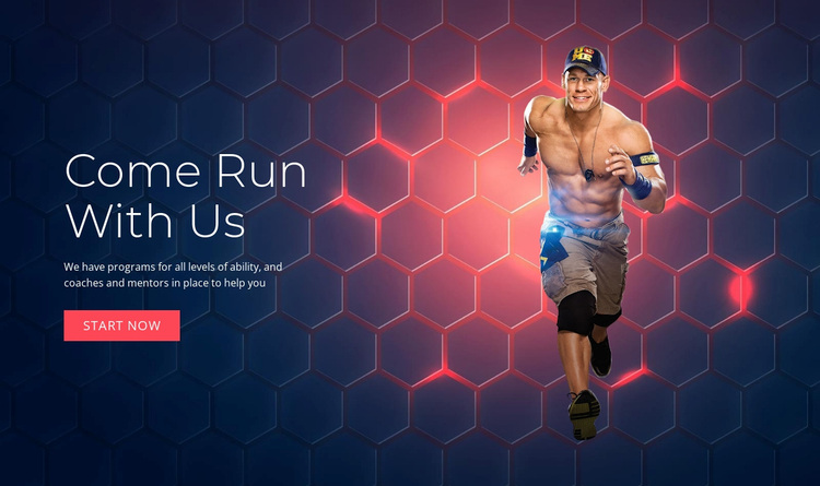 Come Run With Us Template