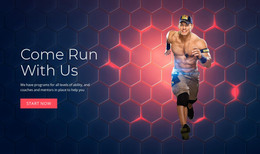 Come Run With Us WordPress Blog Themes