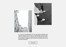 Comfortable Street Style HTML Template