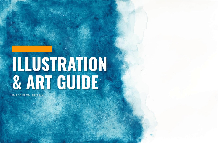 Illustration and art guide HTML5 Template