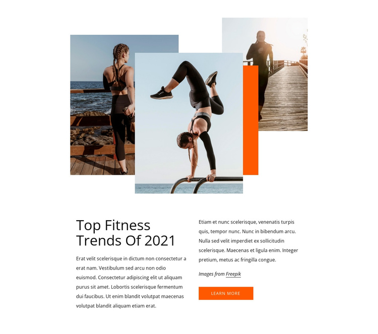 Top fitness trends Joomla Template