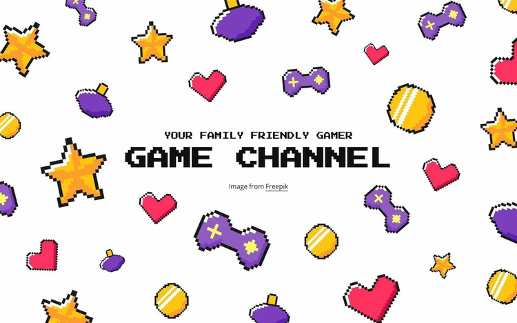 Game channel Website Design