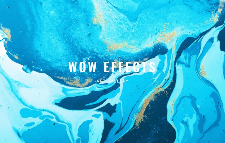 Wow effects  CSS Template