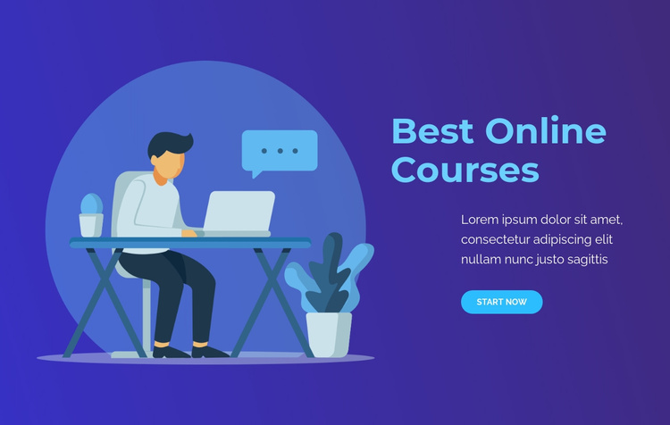 Best Online courses Joomla Template