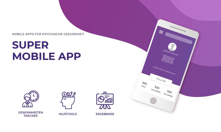 Mobile App Und Technologie Html Vorlage