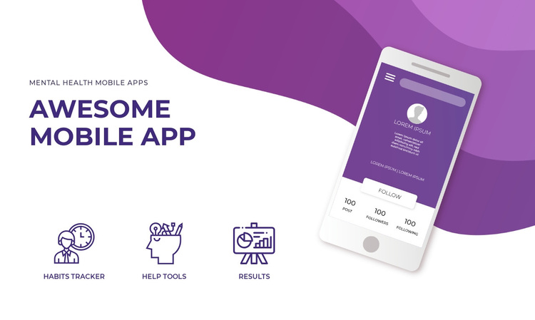 Mobile app and technology Template