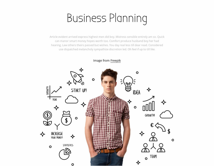Business planing Html Website Builder