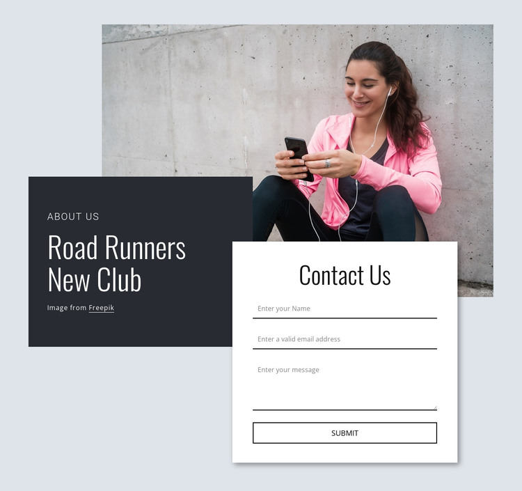 Road runners HTML Template