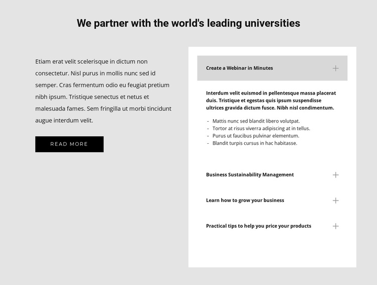 Univercity courses Joomla Template