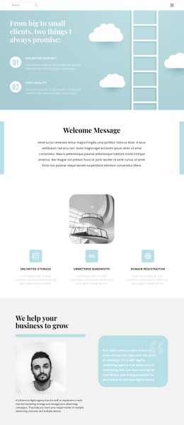 About Me CSS Template