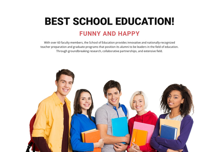Best school education Joomla Page Builder