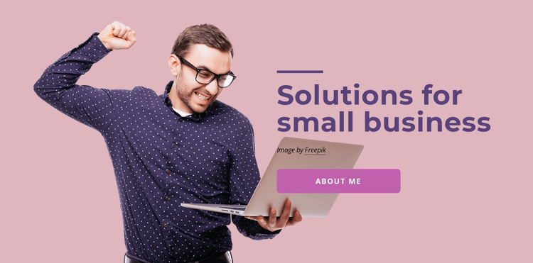 Software solutions for small business Website Template