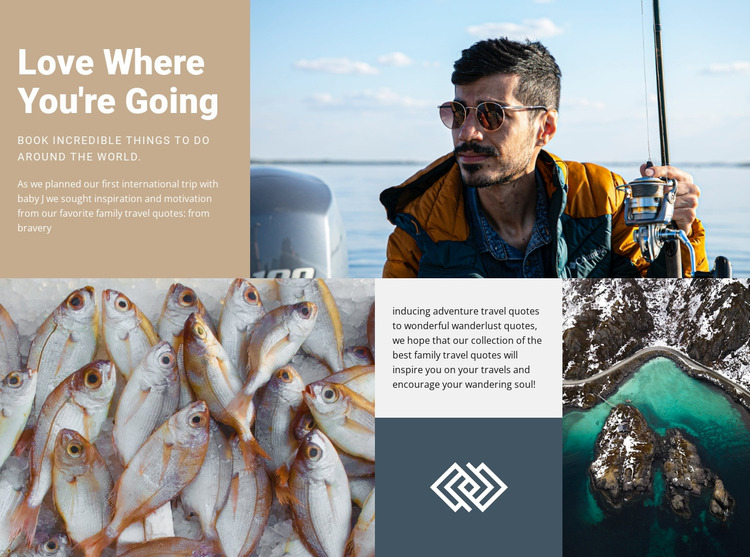 Download Fishing And Hunting Website Mockup
