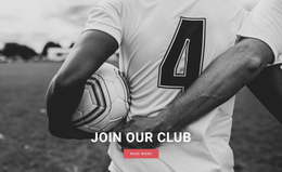 Sport Football Club Website Editor Free