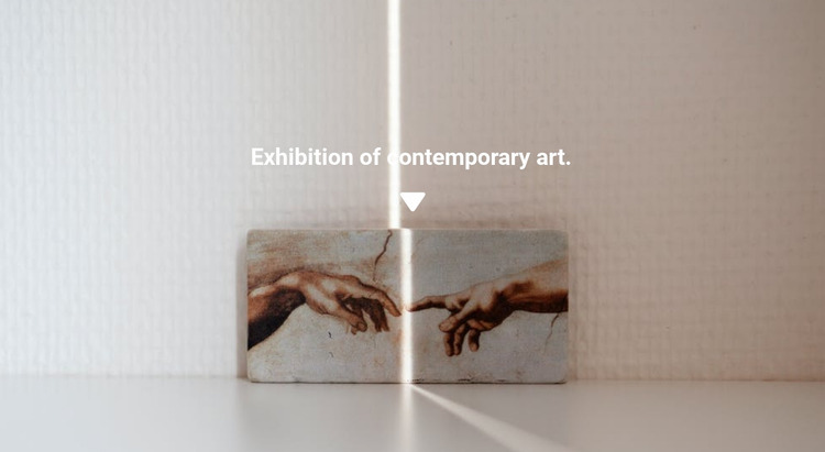 Exhibition of paintings WordPress Website Builder